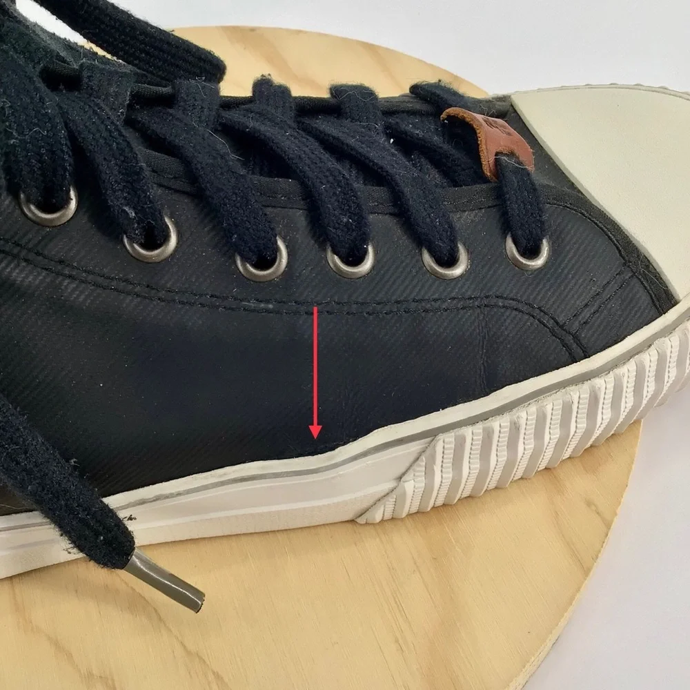 PF Flyers Men's/Women's Coated Canvas Hi Casual Sneaker Men's Sz 12/ Women 13.5 - Picture 8 of 16